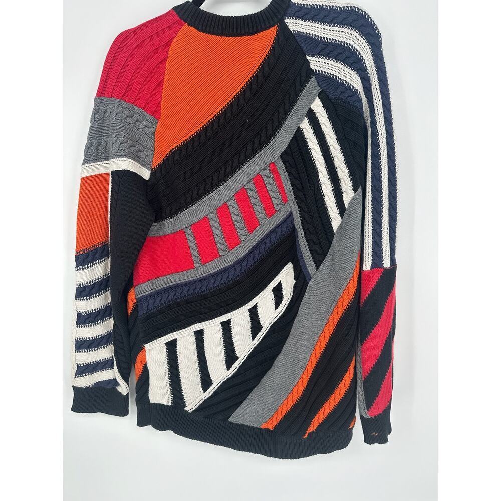 Koch Patchwork Oversized Sweater Large - image 7